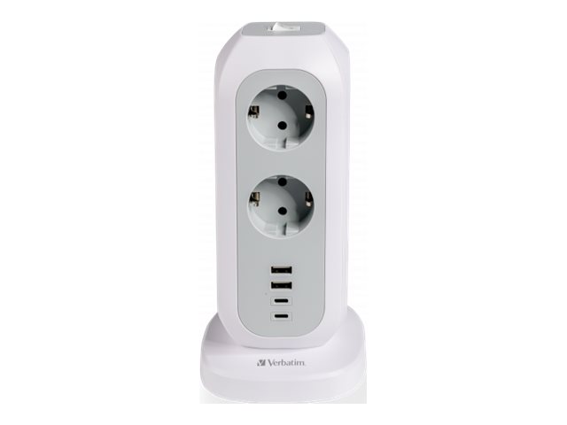 Verbatim EU Power Tower 11 AC with 2 x USB-C 2 USB-A 49547, Ansicht 2