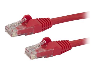 StarTech.com Startech 7m CAT6 Ethernet Cable, 10 Gigabit Snagless RJ45 650MHz 100W PoE Patch Cord, CAT 6 10GbE UTP Network Cable w/Strain Relief, Red, Wiring is UL Certified/TIA - Category 6 - 24AWG (N6PATC7MRD)