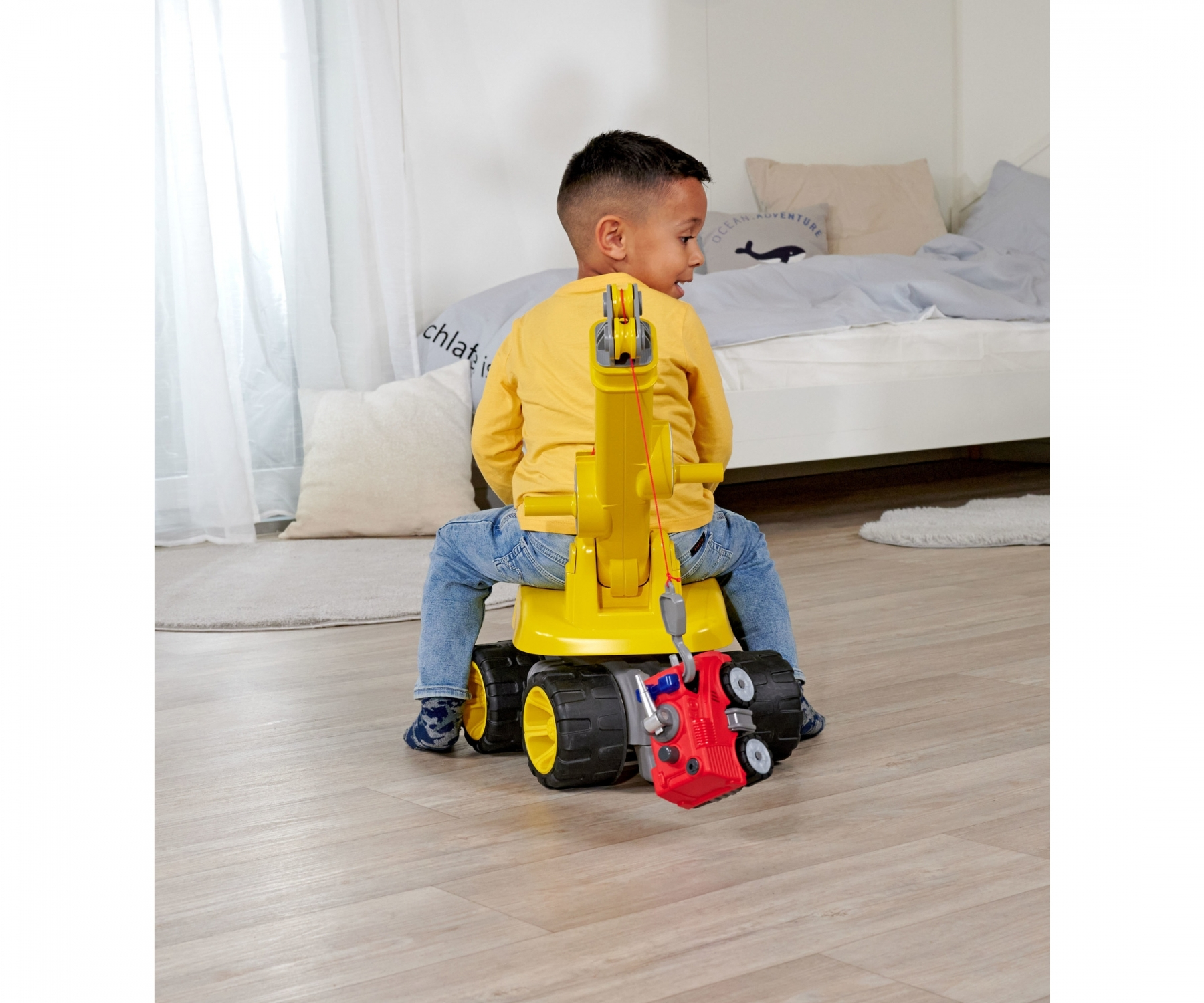 BIG Spielwarenfabrik BIG Power Worker Maxi Crane - Kranwagen - 3 Jahr(e) - Gelb, Ansicht 3