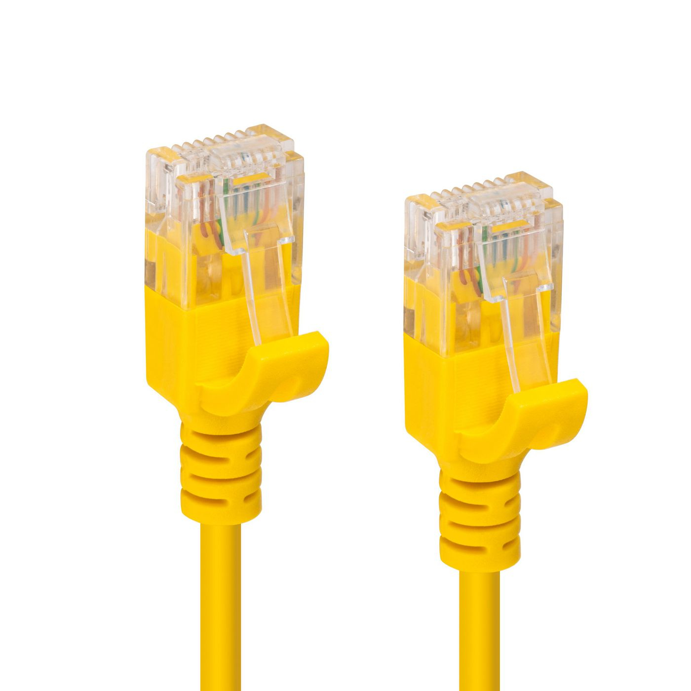 MicroConnect V-UTP6A075Y-SLIM - 7,5 m - Cat6a - U/UTP (UTP) - RJ-45 - RJ-45 - Gelb, Ansicht 3