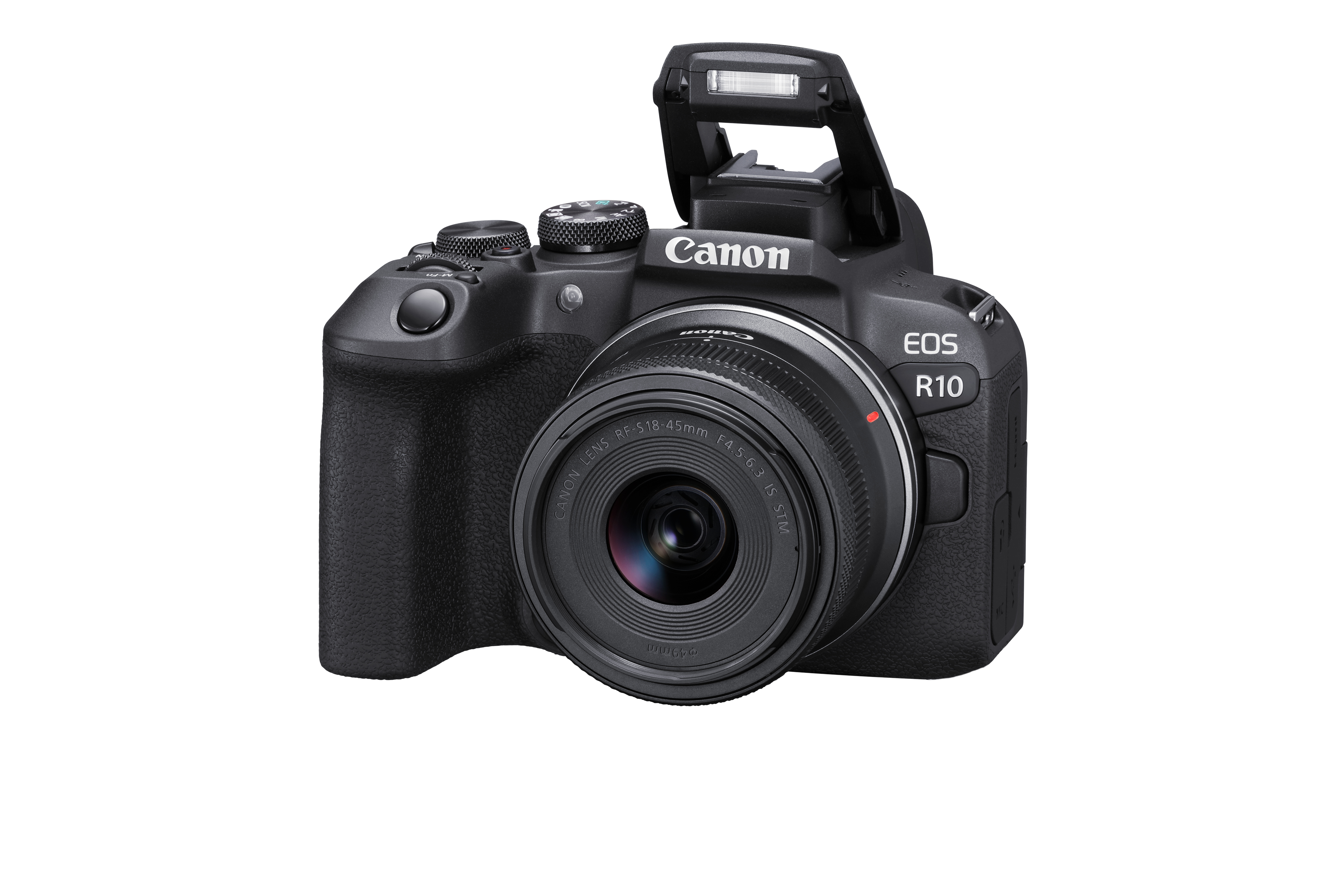 Canon EOS R10 + RF-S 18-45mm F4.5-6.3 IS STM - 24,2 MP - 6000 x 4000 Pixel - CMOS - 2,5x - 4K Ultra HD - Schwarz, Ansicht 4