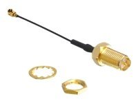 Delock WLAN SMA antenna connection for installation - Antennenanschluss - SMA (M)