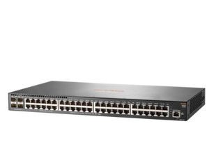 HPE Aruba 2930F 48G 4SFP+ - Switch - L3 - managed - 48 x 10/100/1000 + 4 x 1 Gigabit/10 Gigabit SFP+ (Uplink), Ansicht 3