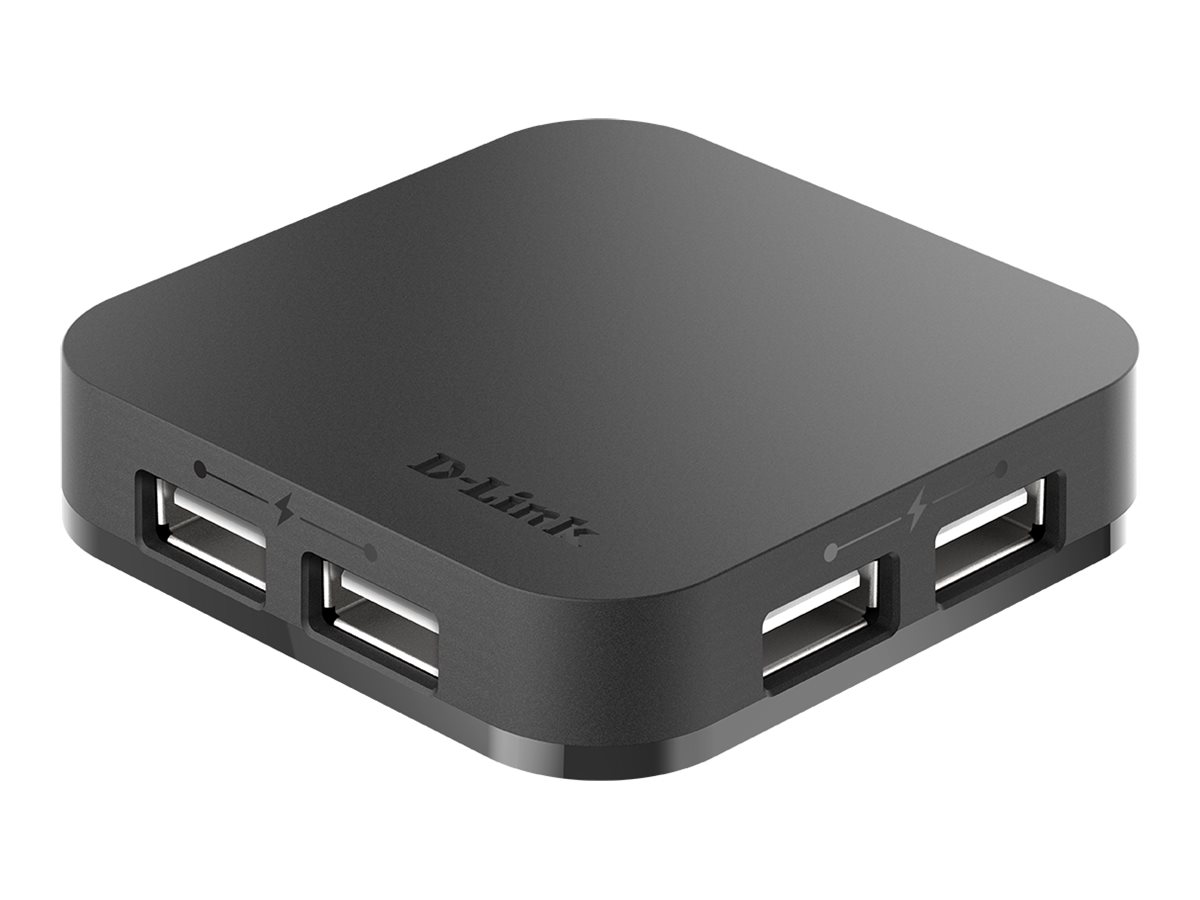 D-Link DUB H4 - Hub - 4 x USB 2.0 - Desktop, Ansicht 3