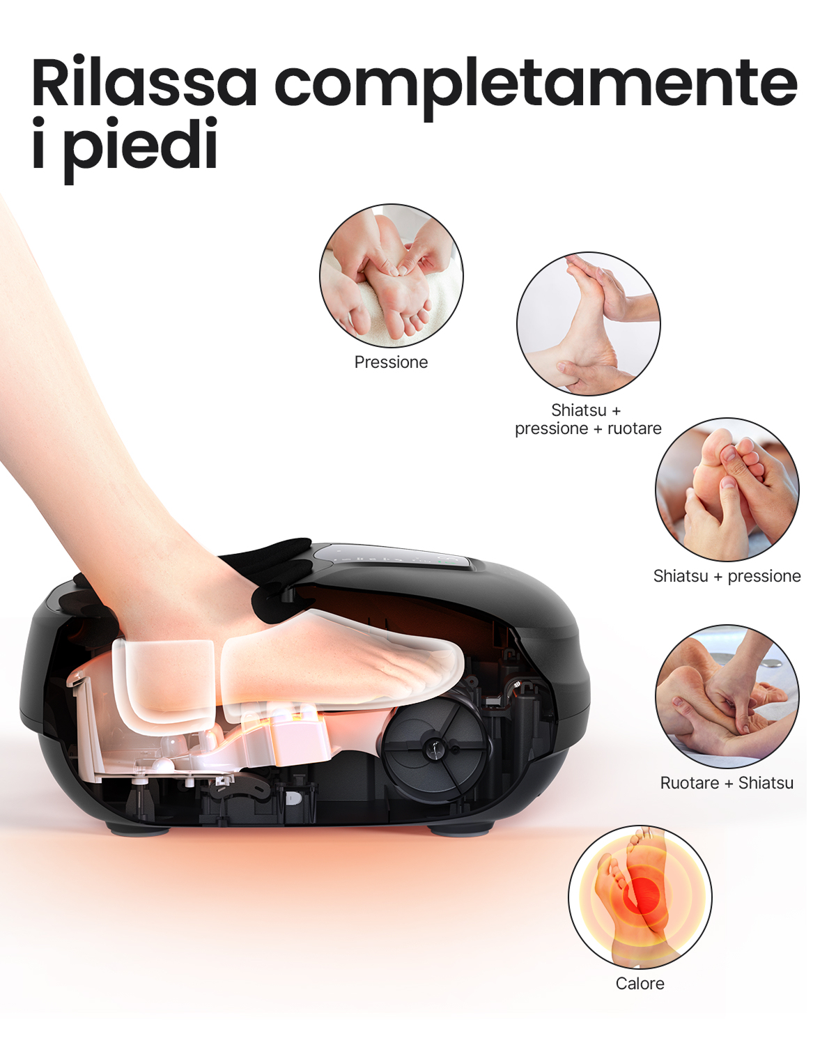 Renpho Shiatsu Fußmassagegerät, Ansicht 2