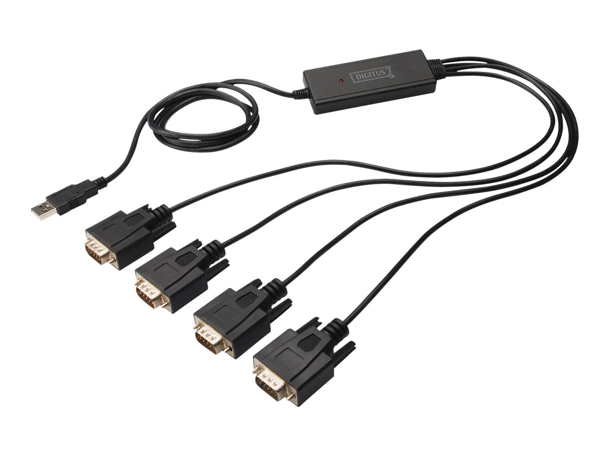 DIGITUS USB 2.0 zu 4xRS232 Kabel