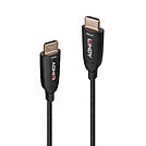 Lindy HDMI-Kabel - HDMI männlich zu HDMI männlich - 100 m - Hybrid Kupfer/Kohlefaser - Schwarz - unterstützt 8K 60 Hz, Ansicht 5