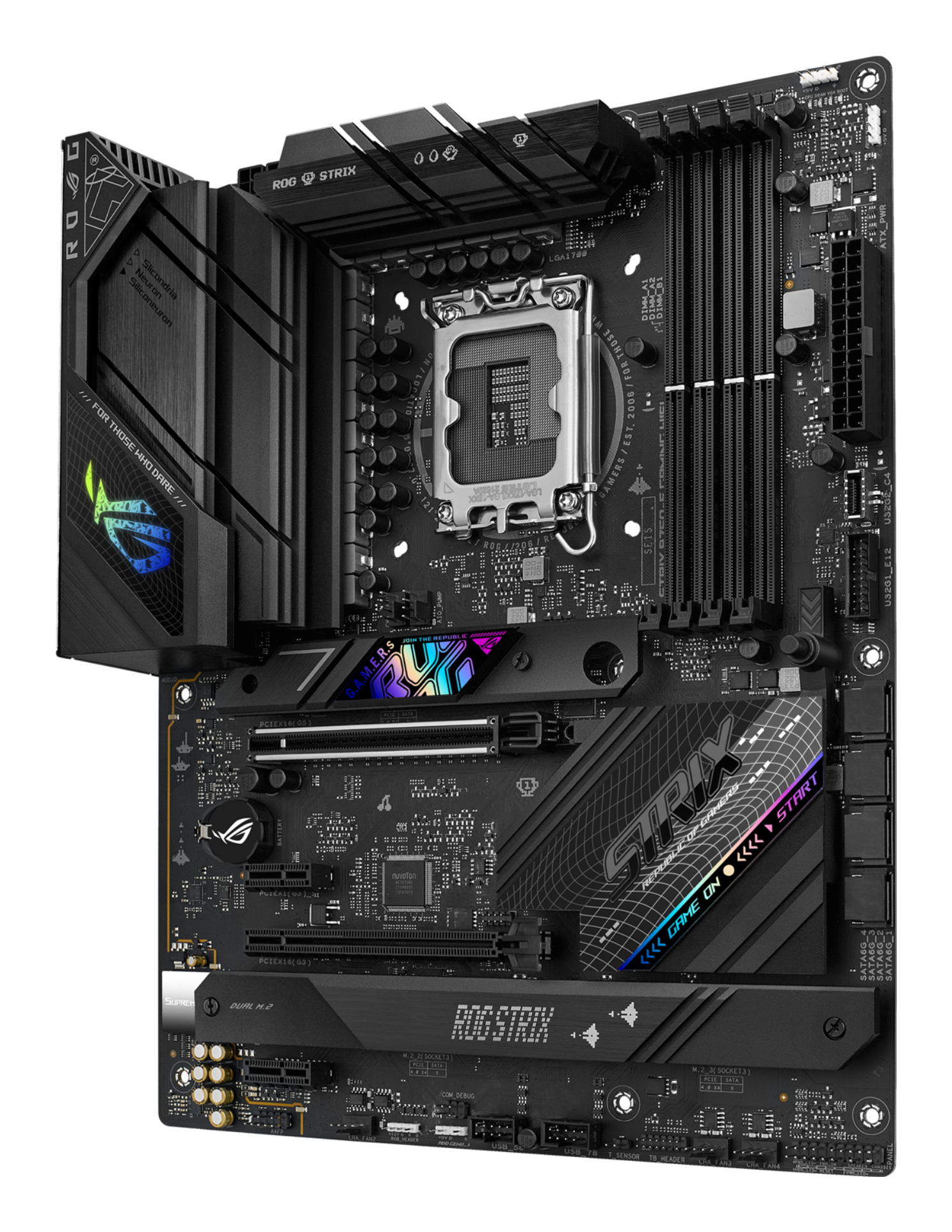 ASUS ROG STRIX B760-F GAMING WIFI - Motherboard - ATX - LGA1700-Sockel - B760 Chipsatz, Ansicht 4