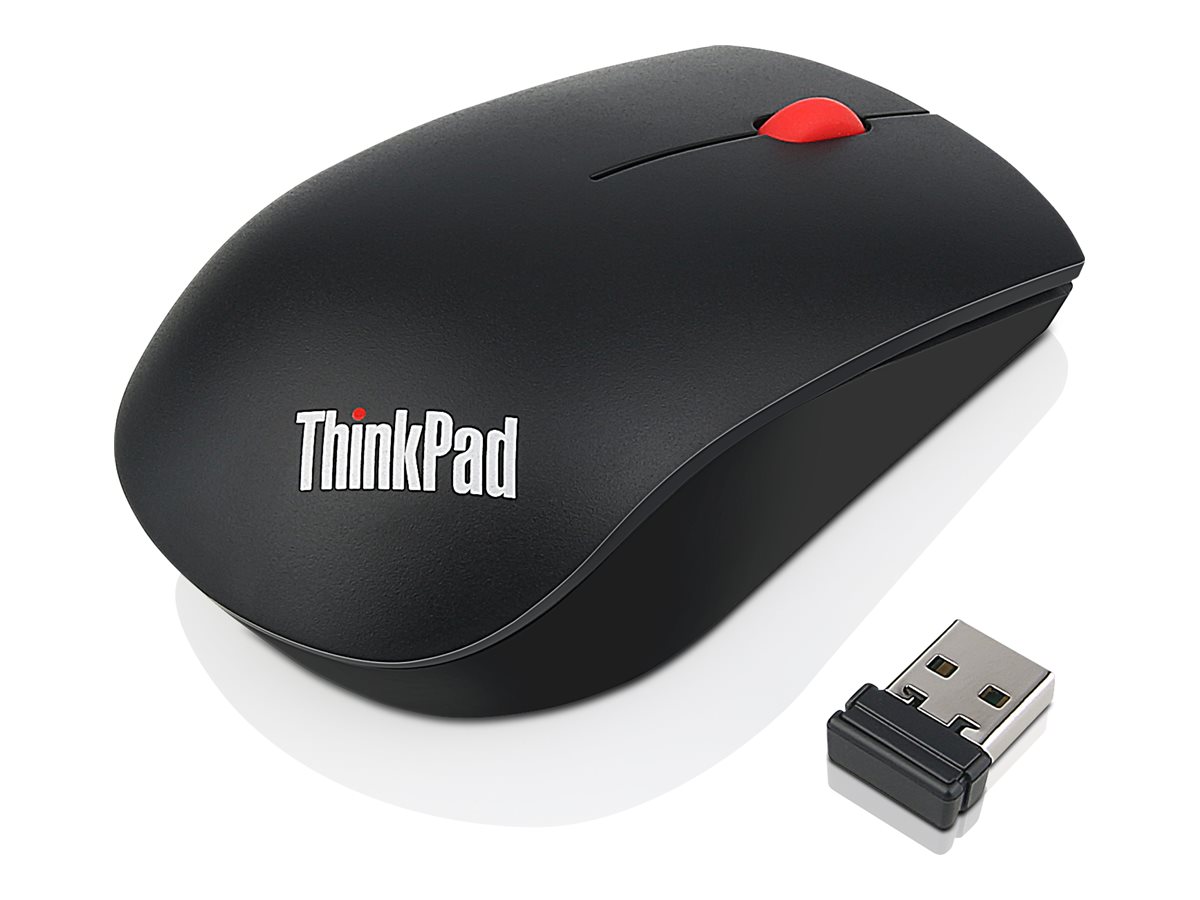 Lenovo ThinkPad Essential Wireless Mouse - Maus - Laser - 3 Tasten - kabellos - 2.4 GHz - kabelloser Empfänger (USB), Ansicht 3