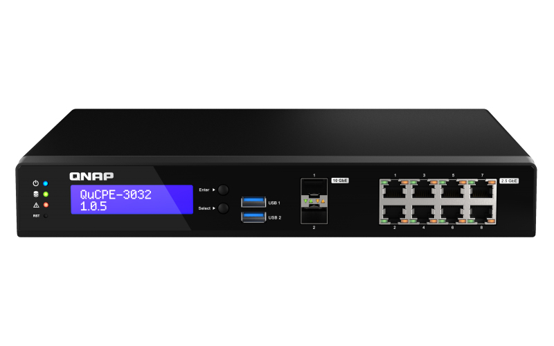 QNAP QuCPE-3032-C3558R-8G - Virtualisierungsanwendung, Ansicht 2