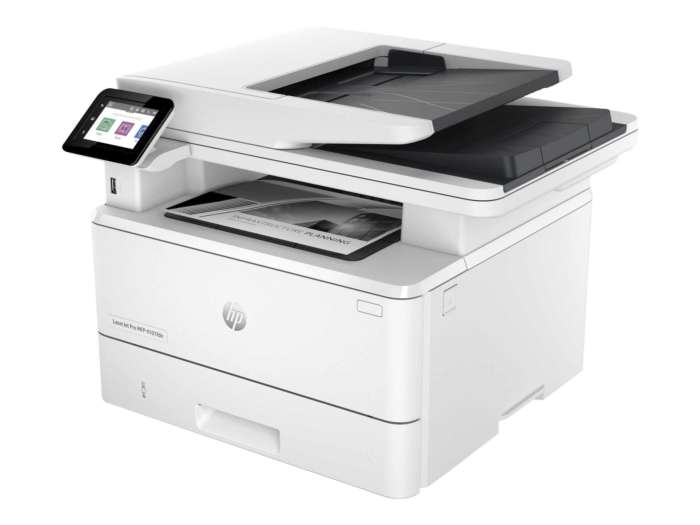 HP LaserJet Pro MFP 4102dw - Multifunktionsdrucker - s/w - Laser - Legal (216 x 356 mm)