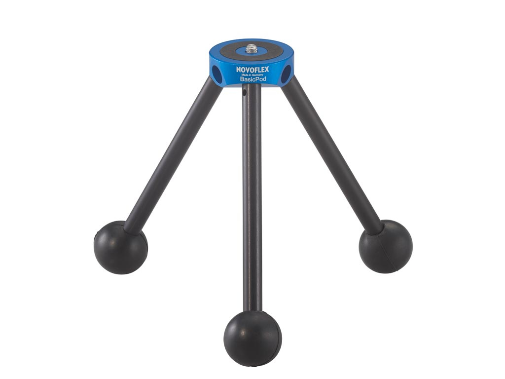 Novoflex BasicPod Mini - 3 Bein(e) - Schwarz - Blau - 14,5 cm - 52 g von LumaTech