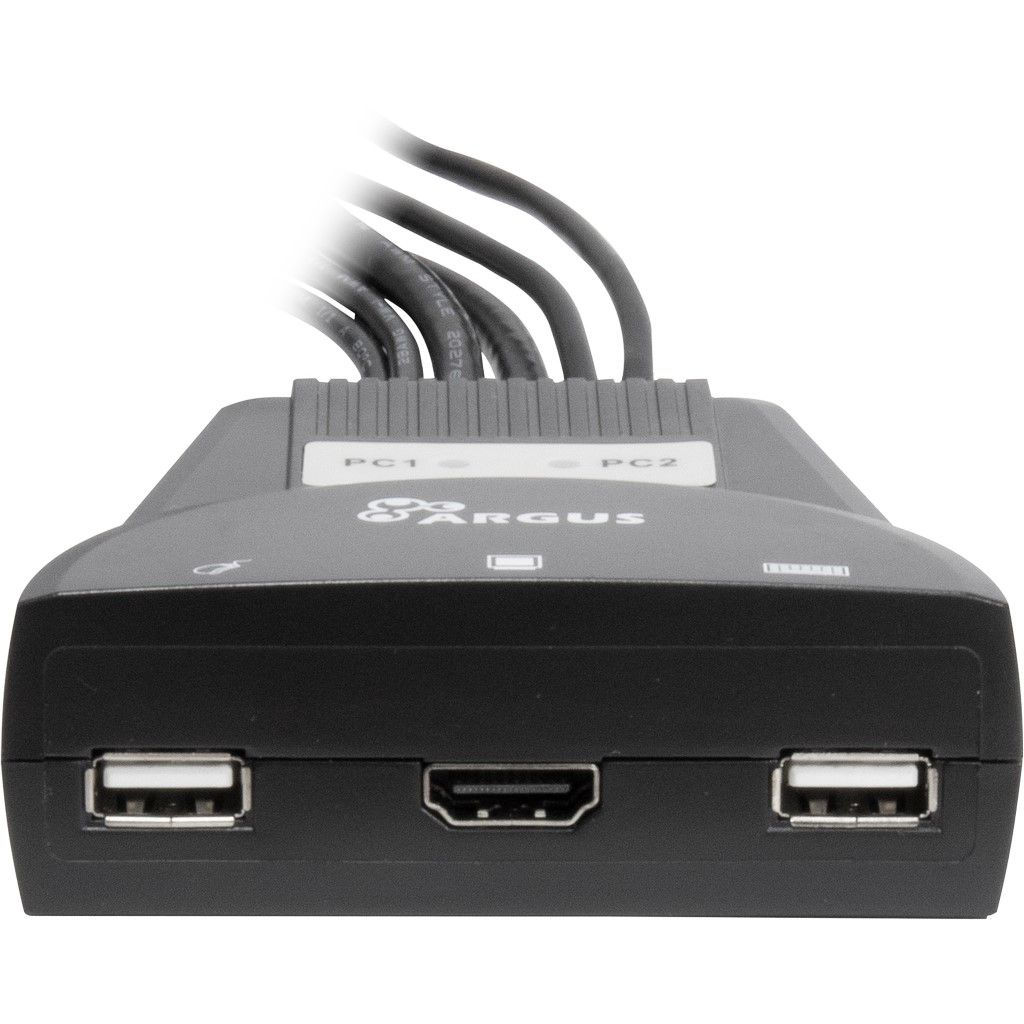Inter-Tech Argus KVM-LS-21HA HDMI - KVM-/Audio-Switch - 2 x KVM/Audio, Ansicht 4