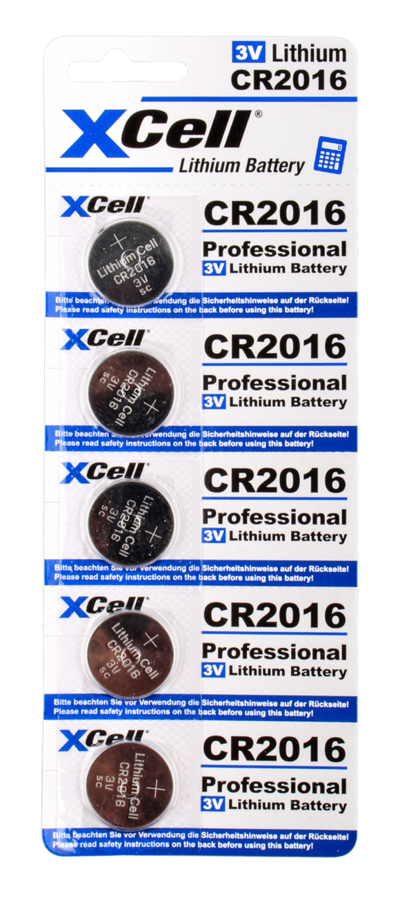 XCell Knopfzelle CR 2016 1 St. Lithium - Batterie - CR2016, Ansicht 3