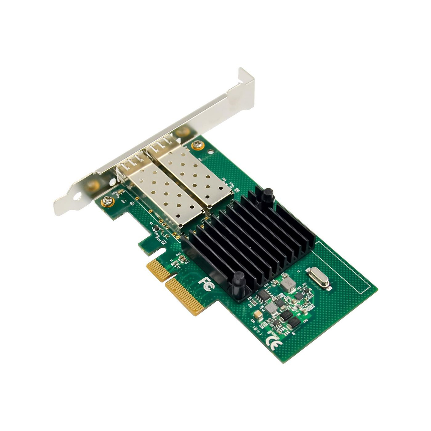 MicroConnect Network Card PCIe x4 I350-F2 Dual- 1GbE SFP, Ansicht 3