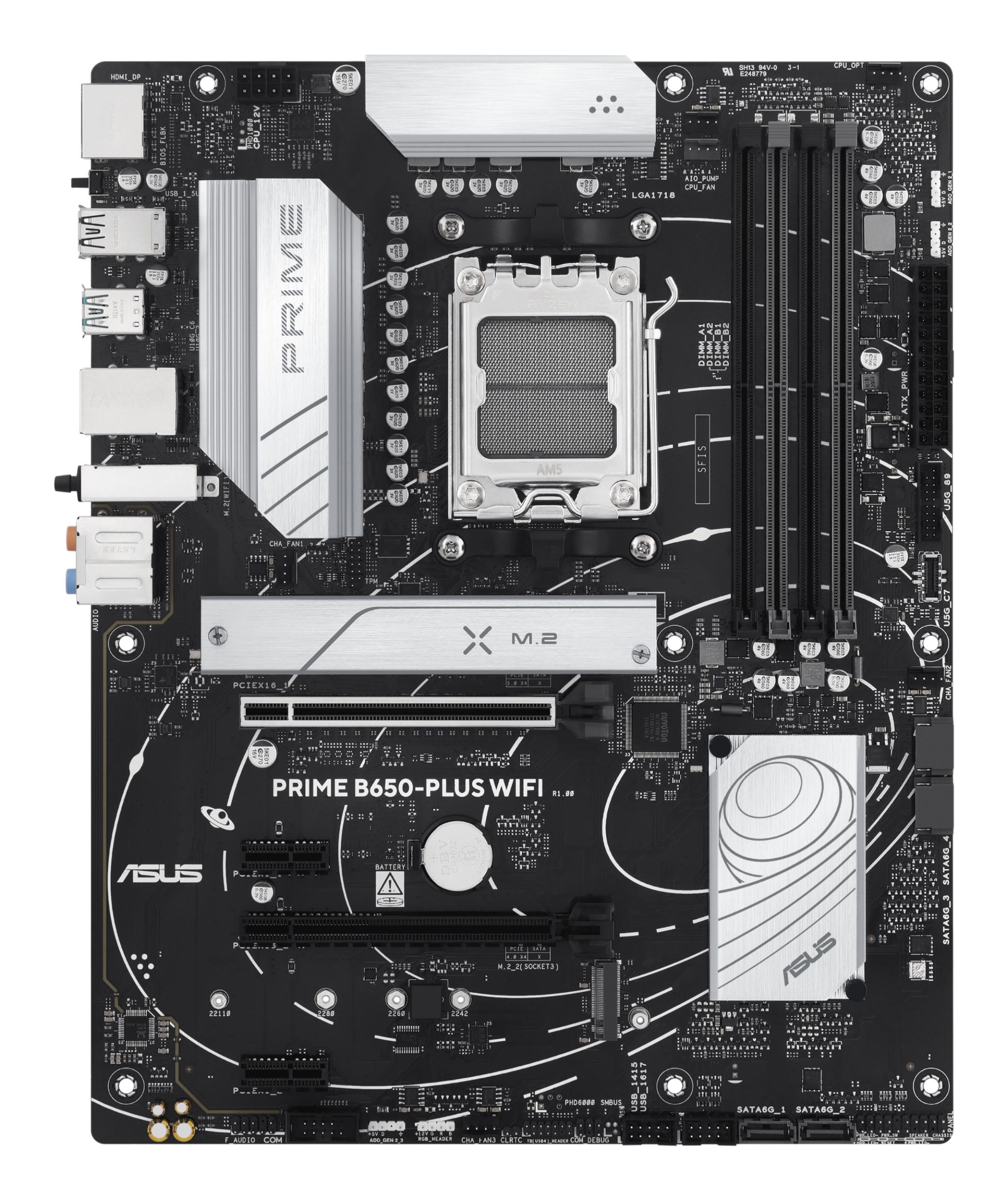 ASUS Prime B650-Plus WiFi - Motherboard - ATX - Socket AM5 - AMD B650 Chipsatz, Ansicht 4
