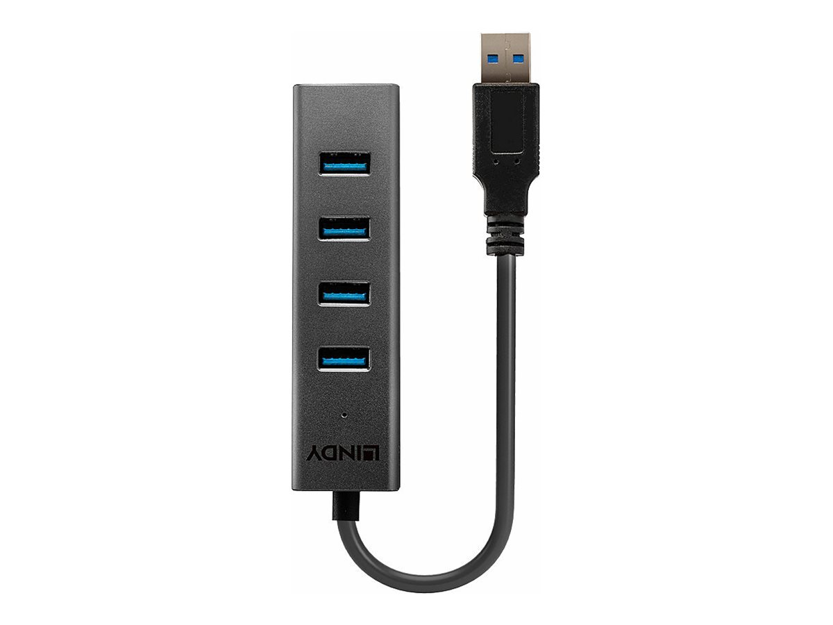 Lindy Hub - 4 x USB 3.2 Gen 1 - Desktop, Ansicht 4