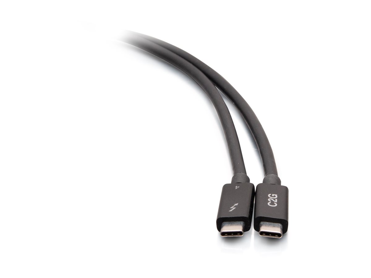 C2G 2.5ft Thunderbolt 4 USB C Cable - USB C to USB C - 40Gbps - M/M - Thunderbolt-Kabel - 24 pin USB-C (M), Ansicht 5