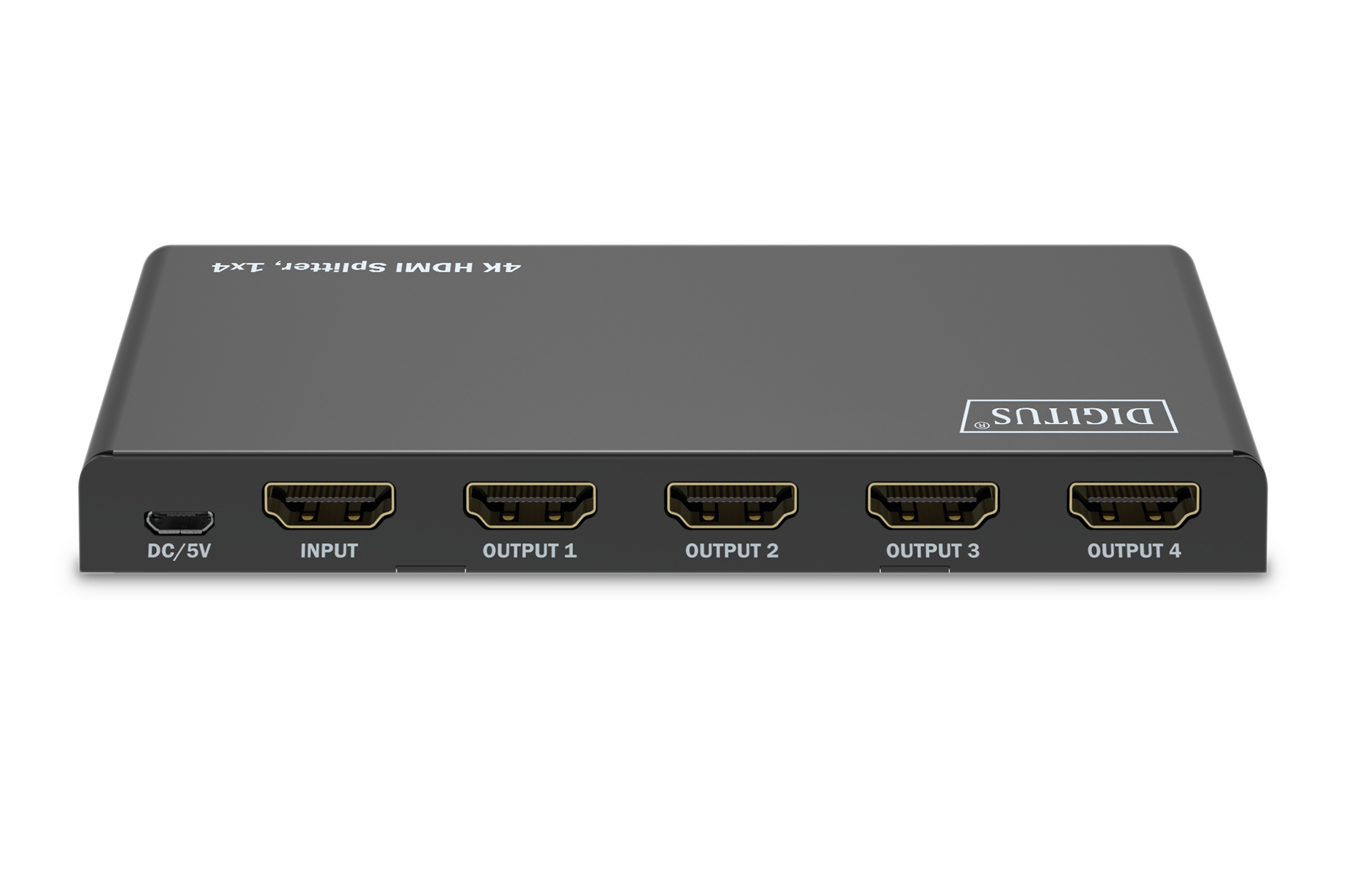 DIGITUS HDMI Splitter 1x4 4K/60Hz HDCP 2.3 EDID Control, Ansicht 3