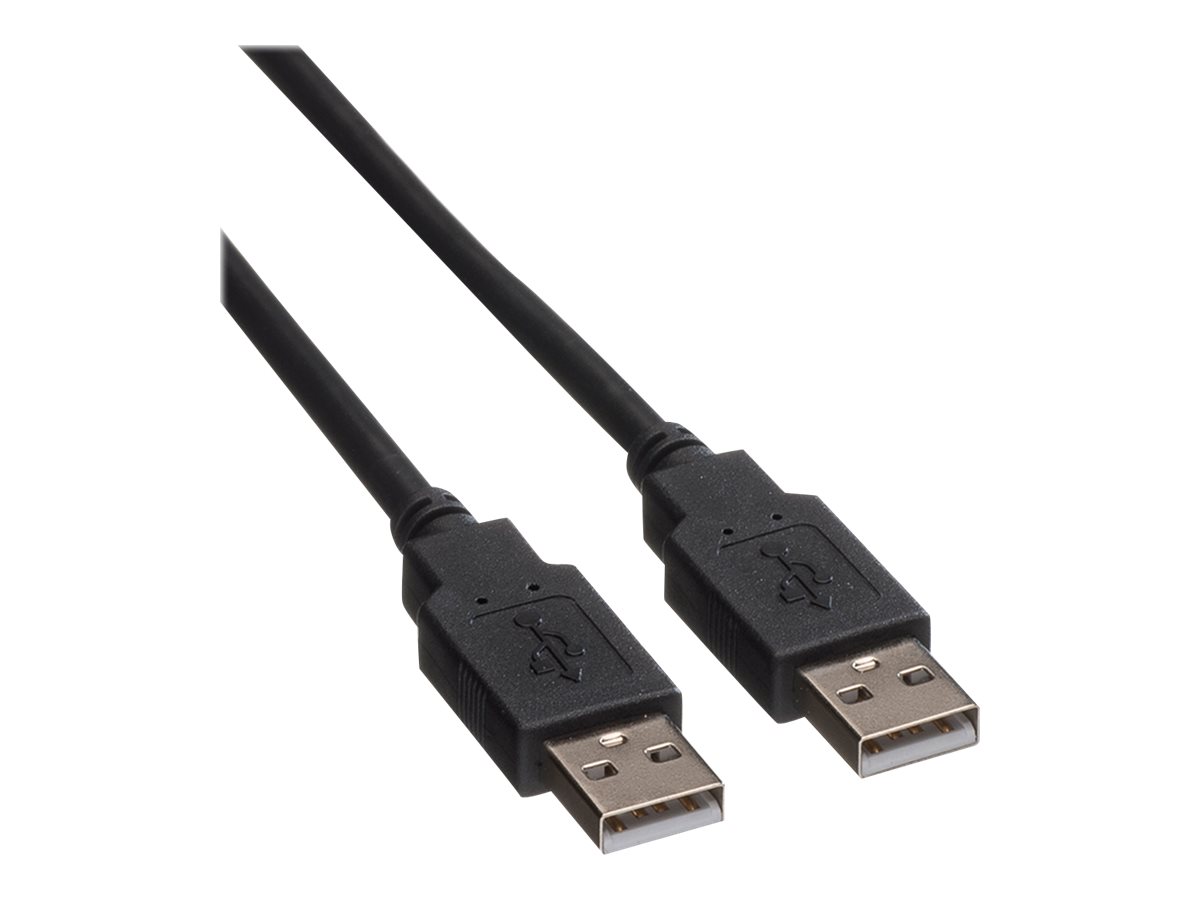 Roline - USB-Kabel - USB (M) zu USB (M) - USB 2.0 - 1.8 m - Schwarz