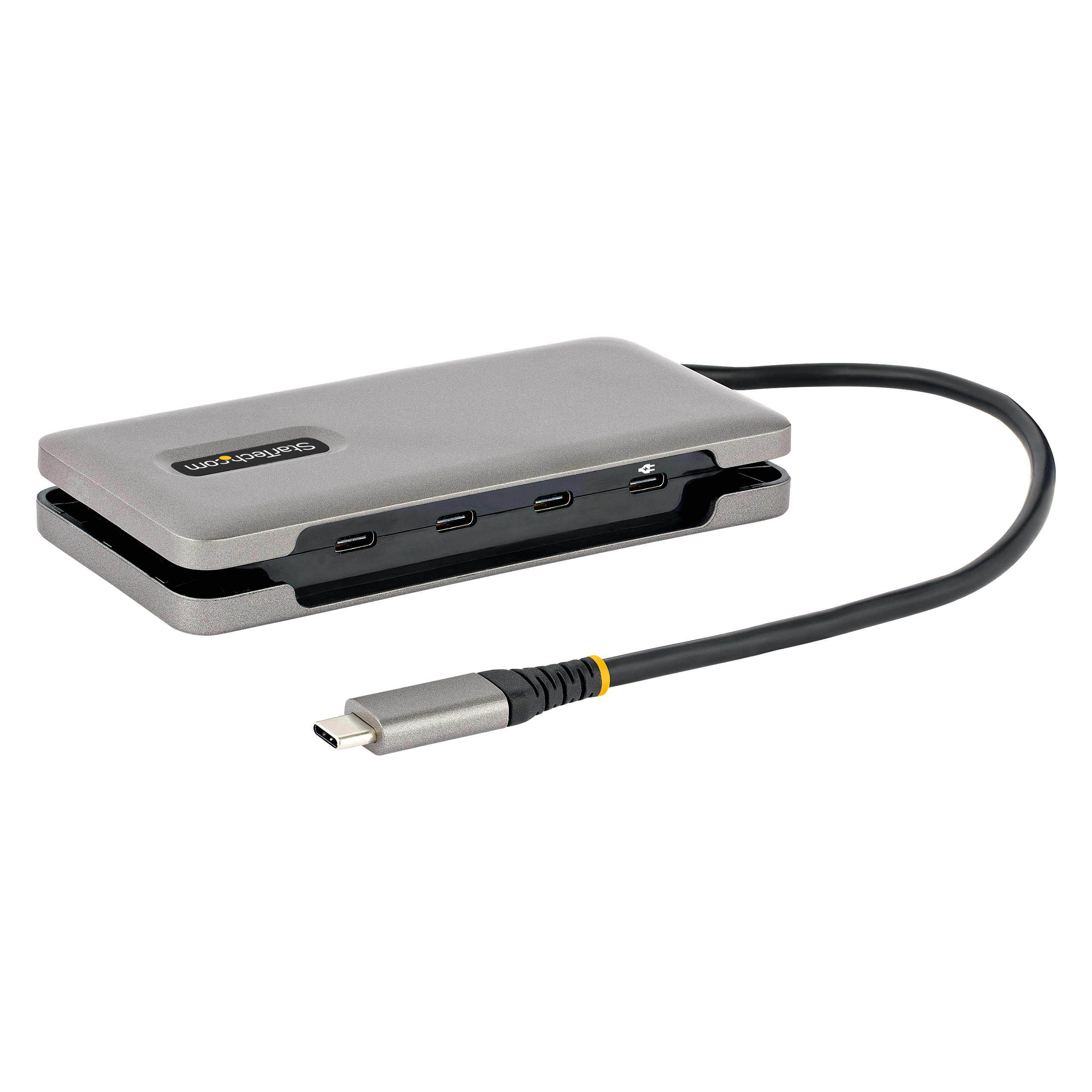StarTech.com 4-Port USB-C Hub, 4x USB-C Ports, USB 3.1 10Gbps, Portable USB C Hub with 100W Power Delivery, Ansicht 2
