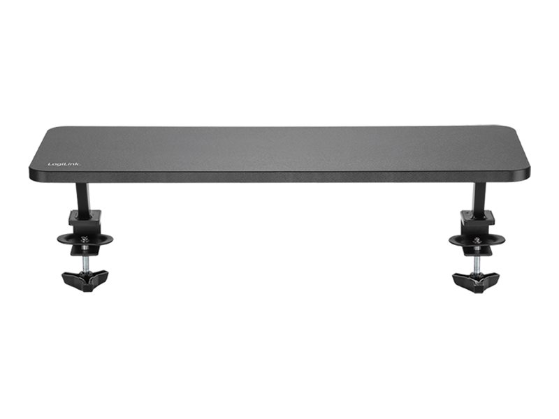 LogiLink Aufstellung - Riser - für Monitor - 650 mm lang - Stahl, Graukarton, Kunststoff - Schwarz - Bildschirmgröße: 33-81.3 cm (13"-32")