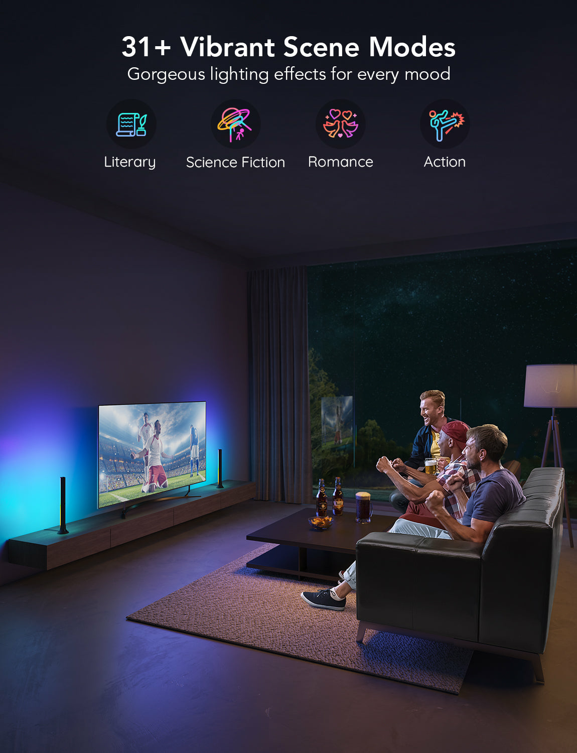 Govee Lichtbalken Flow Plus RGBIC WiFi+ Bluetooth, Ansicht 4