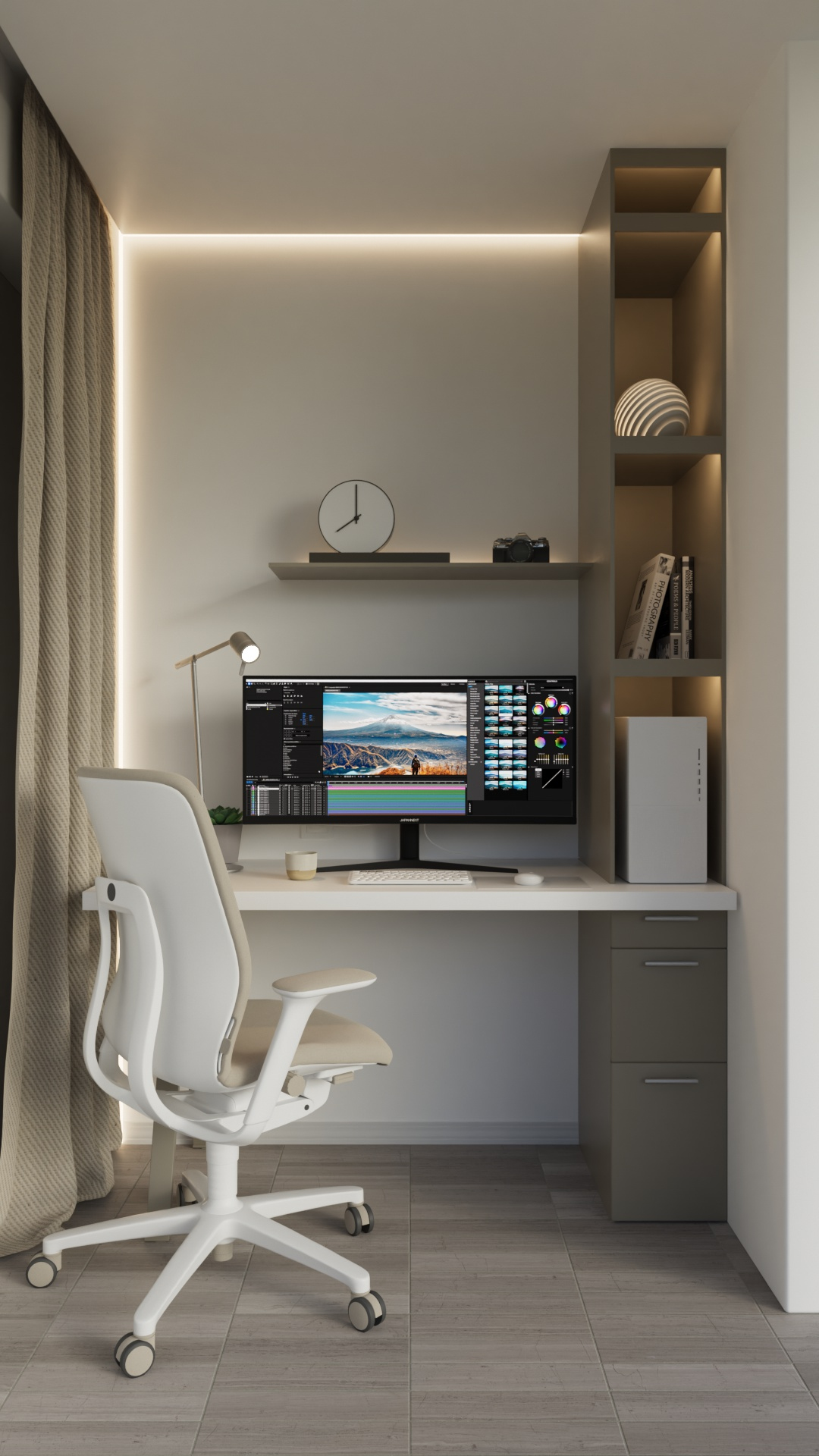 JAPANNEXT JN-IPS340UWQHD60C-C65W-HS curved UWQHD - 34, Ansicht 4