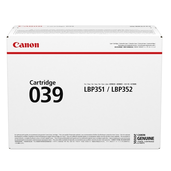Canon 039 - Schwarz - Original - Tonerpatrone, Ansicht 2