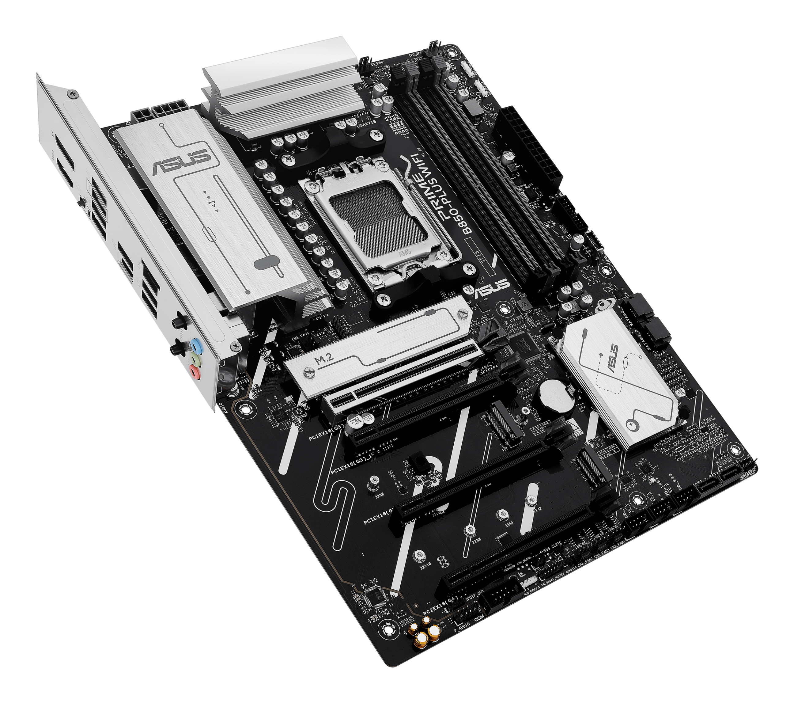 ASUS PRIME B850-PLUS WIFI - Motherboard - ATX - Socket AM5 - AMD B850 Chipsatz - Onboard-Grafik (CPU erforderlich), Ansicht 2