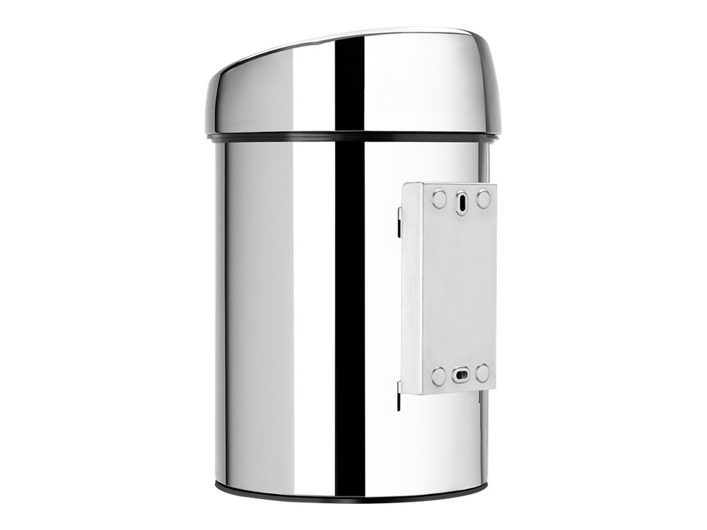 Brabantia Touch Bin - 3 l - Rund - Stahl - Edelstahl - 18,5 cm - 280 mm, Ansicht 4