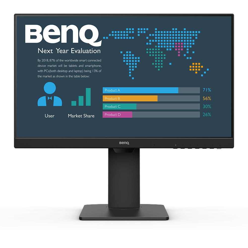 BenQ 60.5cm BL2486TC 16 9 HDMI/USB-C/DP bk.lift/piv FHD - Flachbildschirm (TFT/LCD) - 5 ms, Ansicht 2
