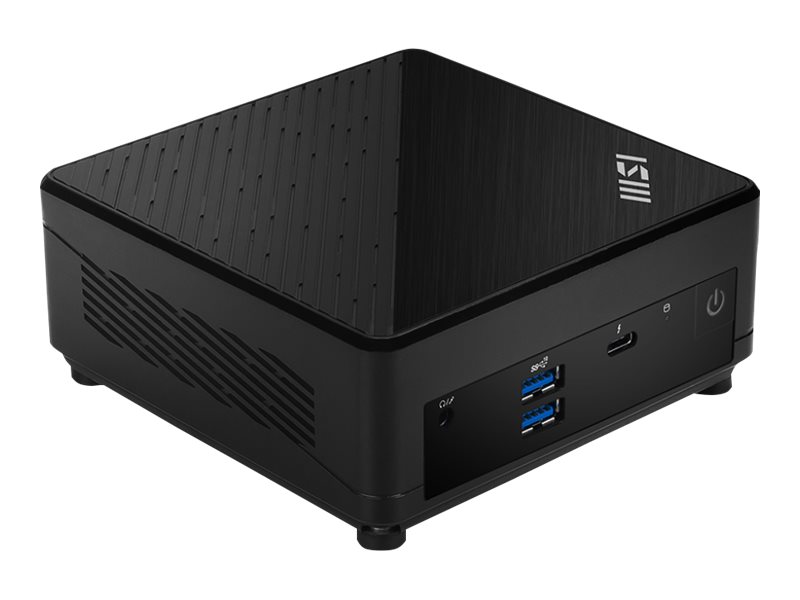 MSI Cubi 5 12M 021BDE - Barebone - Mini-PC - 1 x Core i5 1235U / 1.3 GHz - RAM 0 GB - UHD Graphics - GigE, 2.5 GigE, 802