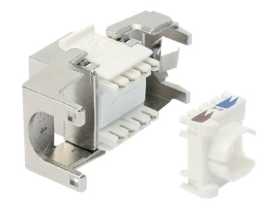 IC Intracom Intellinet Cat8.1 40G Shielded Toolless Keystone Jack, For Easy and Quick Snap-in Deployment, Ideal for Data, Ansicht 2