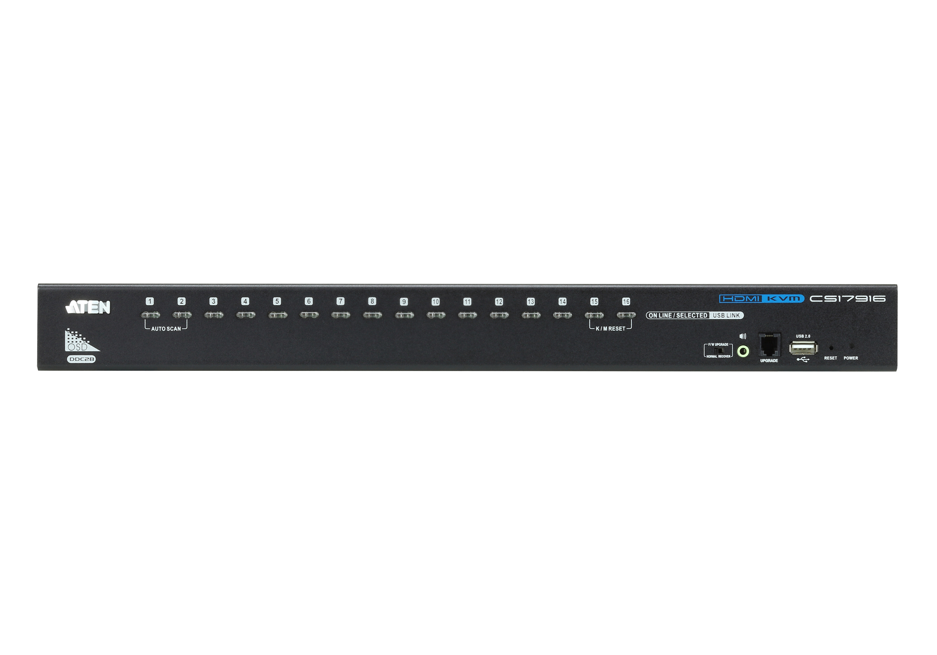 ATEN CS17916 - KVM-/Audio-/USB-Switch - 16 x KVM/Audio/USB, Ansicht 2