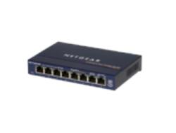 Netgear GS108 - Switch - 8 x 10/100/1000 - Desktop