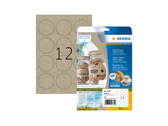 HERMA 10762 - Braun - Rund - Dauerhaft - A4 - Universal - Papier
