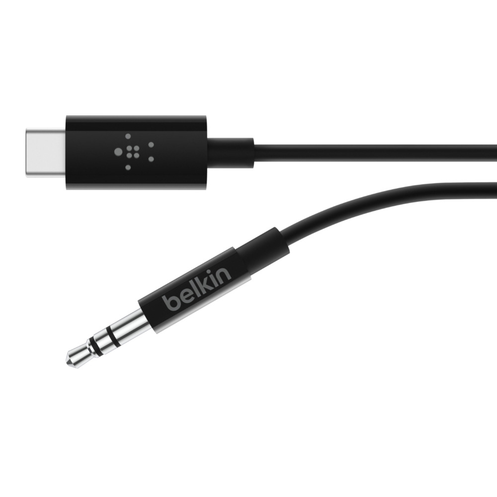 Belkin RockStar - Audiokabel - 24 pin USB-C männlich zu mini-phone stereo 3.5 mm männlich, Ansicht 2