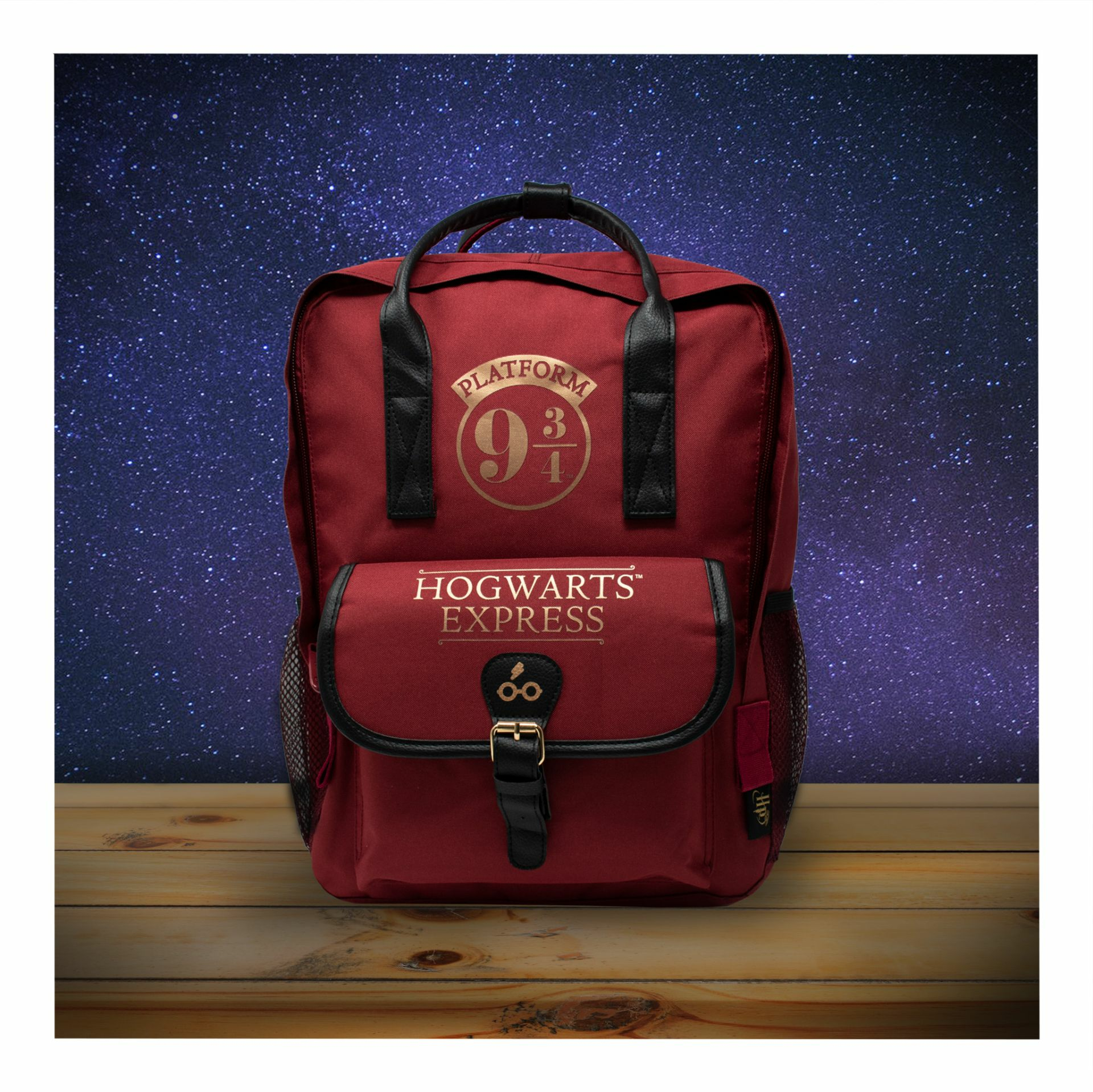 Thumbs Up ! Rucksack Rot - Harry Potter - Gleis 9 3/4, Ansicht 2