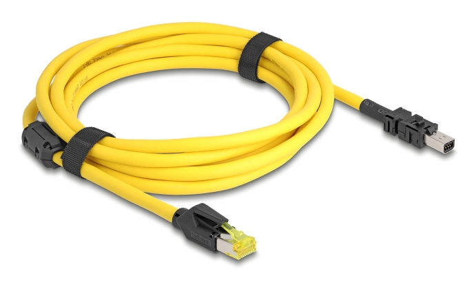 Delock Kabel RJ45 Stecker Cat.6 zu Mini I/O D-Form Typ 2 - Kabel - Netzwerk - 3 m, Ansicht 2