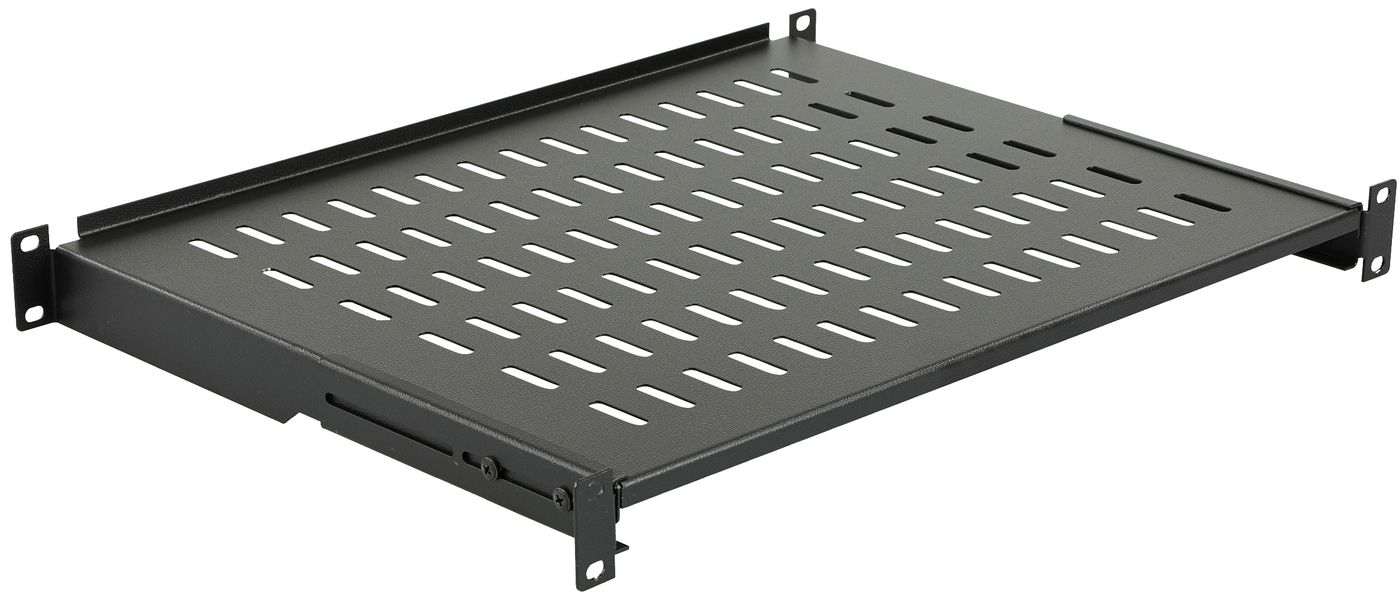 Lanview RAS400BL - Schwarz - 50 kg - 1U - 19 - Oval - 482 mm, Ansicht 2