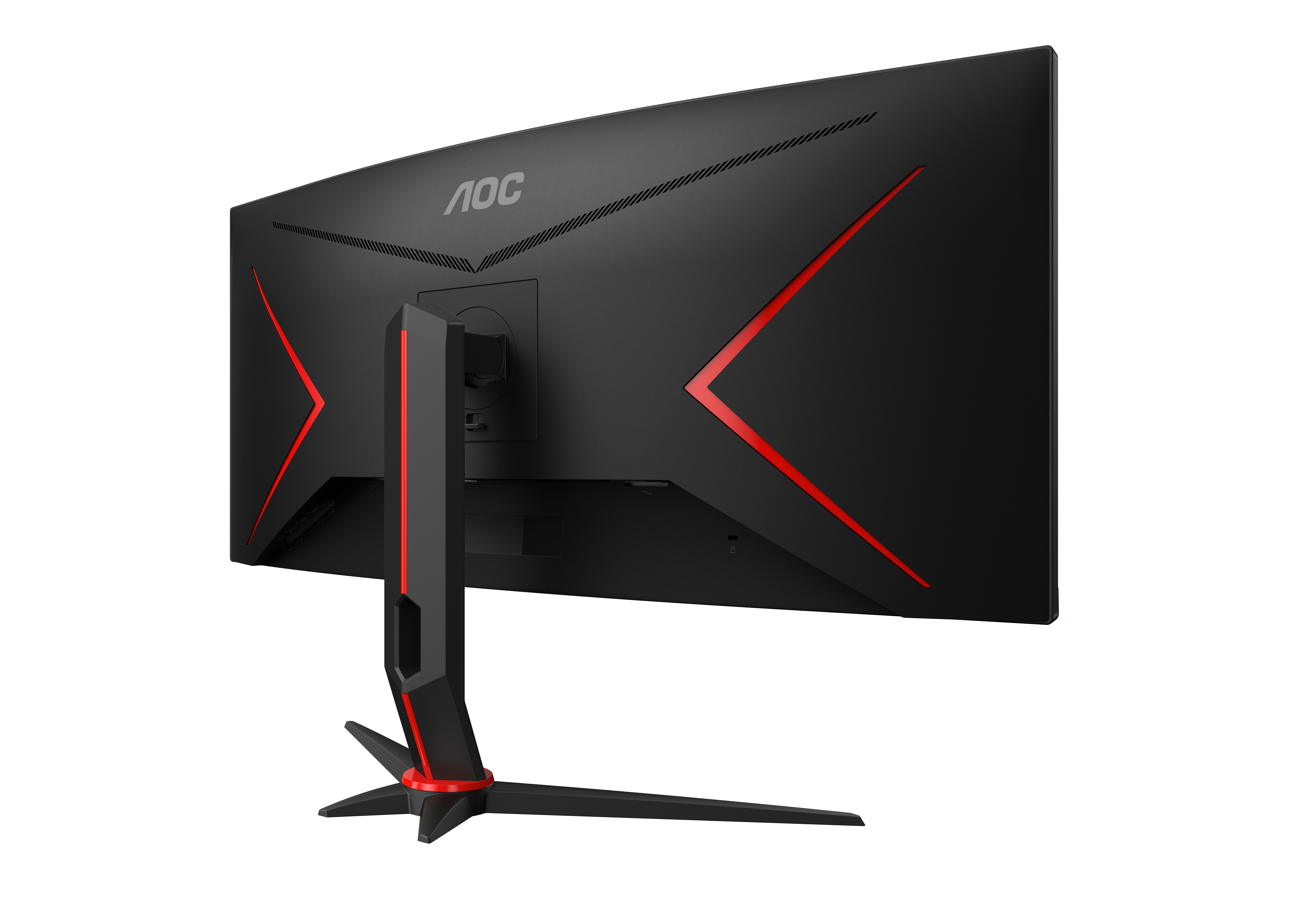 AOC CU34G2XP/BK 32¿ VA Curved Gaming Monitor 3840 x 2160 180Hz 1ms Displayport 2x - 1 ms - DisplayPort, Ansicht 2