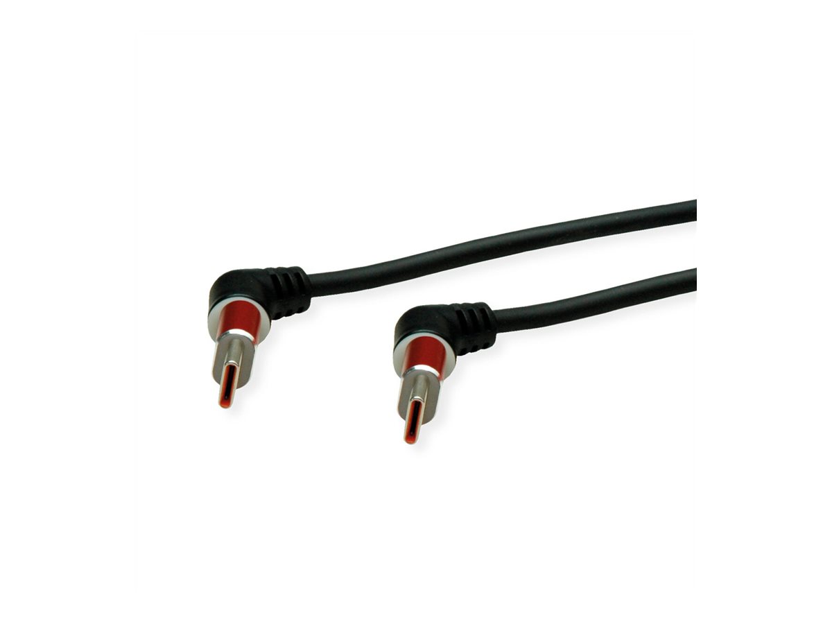 ROLINE USB-Kabel - USB-C (M) drehend zu USB-C (M)
