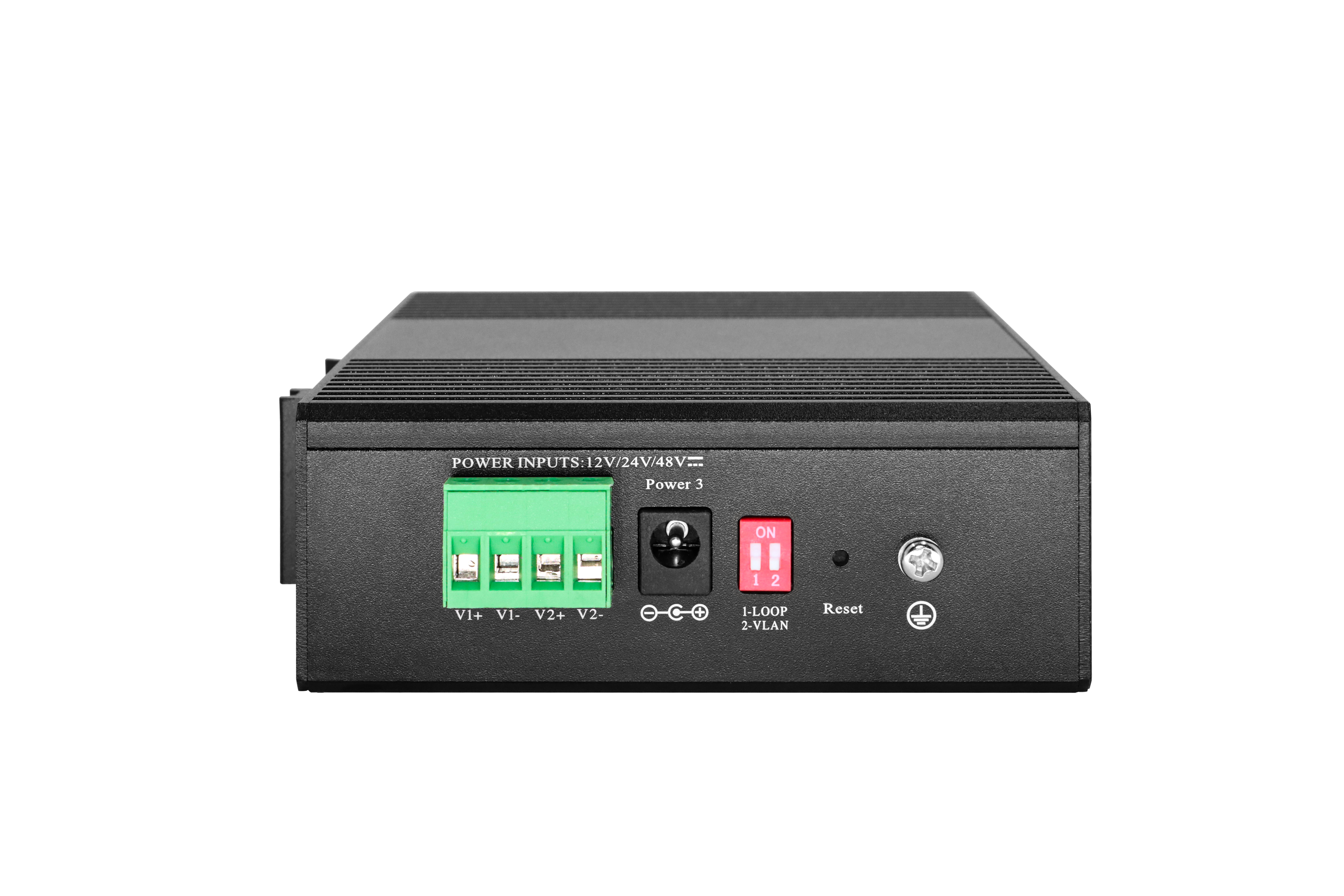 LevelOne Hilbert IGS-2105 - Switch - industriell, leicht - managed - 4 x 10/100/1000 + 1 x 10/100/1000 (Uplink), Ansicht 3