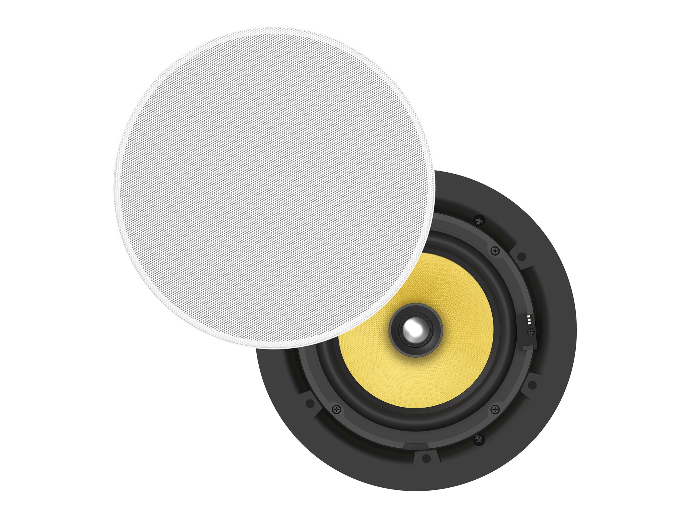 Vision CS-1900P - Lautsprecher - kabellos - Bluetooth - 35 Watt - zweiweg - koaxial - weiß (Grill Farbe - weiß), Ansicht 2