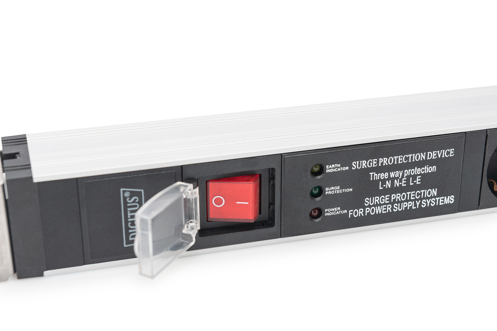 DIGITUS Stromverteilungseinheit (Rack - einbaufähig) - Wechselstrom 230 V - 3600 VA - 1-phasig, Ansicht 2