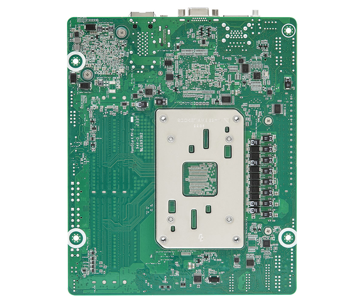 ASRock Rack AM5D4ID-2T/BCM - Motherboard - Deep Mini-IT - Socket AM5 - AMD X300 Chipsatz, Ansicht 3
