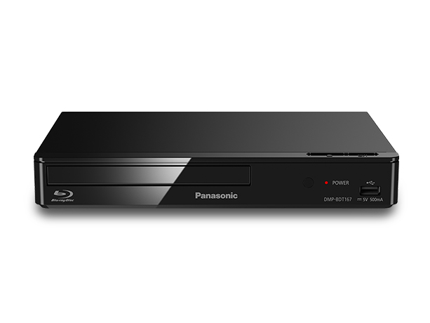 Panasonic DMP-BDT167EG Blu-ray-skivespiller Sort