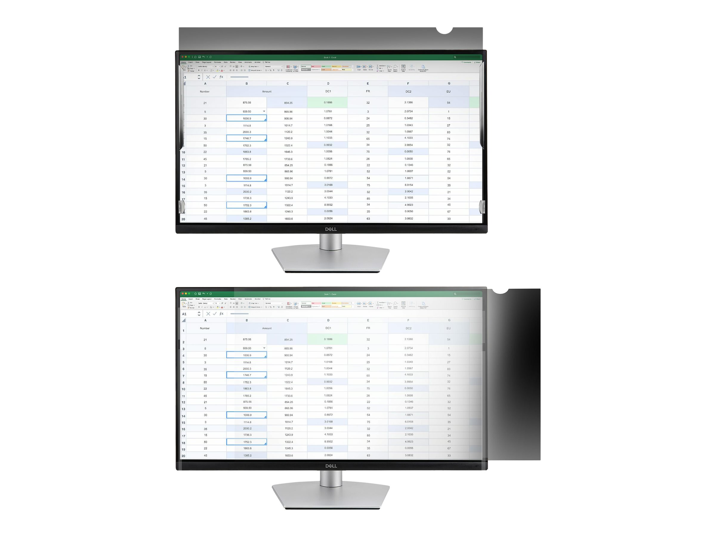 StarTech.com 28-inch 16:9 Computer Monitor Privacy Filter Anti-Glare Privacy Screen with 51% Blue Light Reduction Black-out Monitor Screen Protector w+- 30 deg. Viewing Angle Matte and Glossy Sides (2869-PRIVACY-SCREEN)