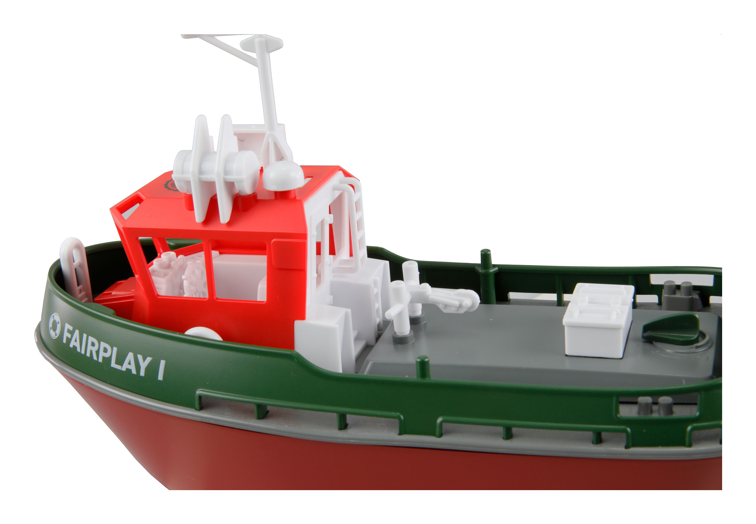 Amewi RC Schlepperboot Fairplay I 1 72 RTR grün, Ansicht 2